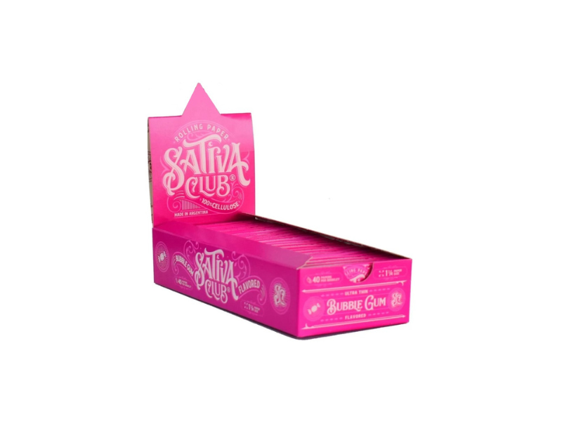 Sativa Club Celulosa Regular sabor Chicle x22 Unidades  